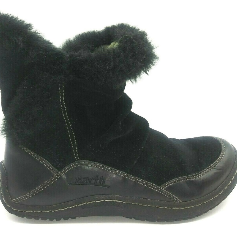 Kalso Earth Invent Fur Side Zip Ankle Boot 6.5 B